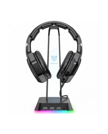onikuma Stojak na słuchawki z podświetleniem RGB ST2 czarny