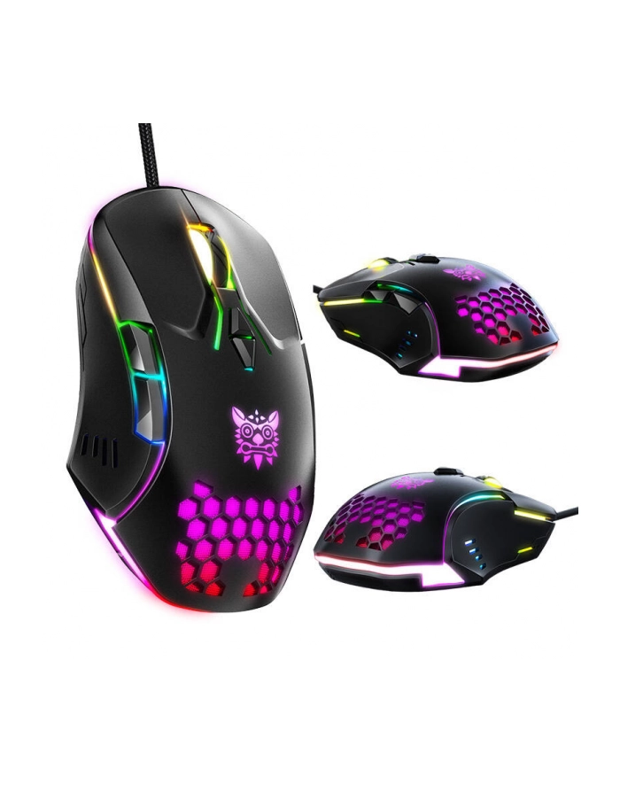 onikuma Mysz gamingowa CW902 RGB czarna główny