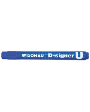pbs connect Marker permanentny DONAU D-Signer U, okrągły, 2-4mm (linia), niebieski
