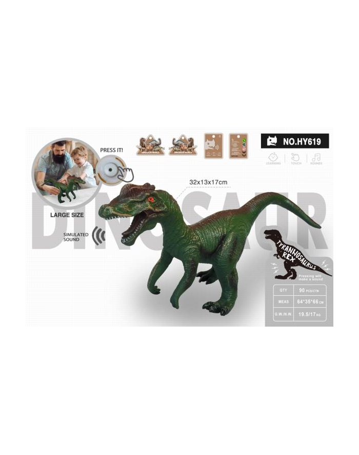 maksik Dinozaur z dźwiękiem HY619 główny