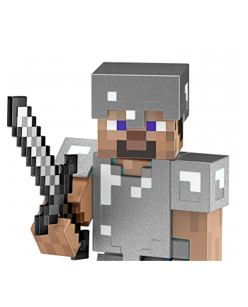 Minecraft Figurka Steve Diamentowy poziom zestaw HLL30 MATTEL