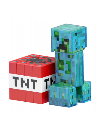 Minecraft Figurka Creeper Diamentowy poziom zestaw HLL31 MATTEL