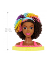 Barbie Głowa do stylizacji Neonowa tęcza Kręcone włosy HMD79 MATTEL - nr 6