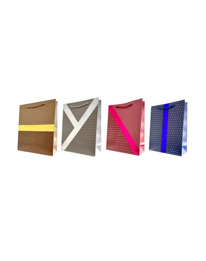 ju-piter Torebka ozdobna prezentowa 4wz 26x32x10cm 1092B mix cena za 1 szt główny