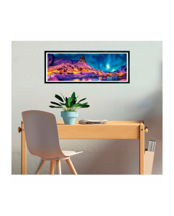 Clementoni Puzzle 1000el panorama Kolorowa noc nad Lofoten Islands 39747 nr 2