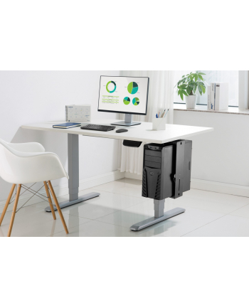 digitus Uniwersalny uchwyt do montażu PC pod biurkiem z mechanizmem Easy-Locking nr 1