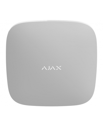 ajax Centrala Hub 2 Plus 2xSIM, 4G/3G/2G Ethernet, Wi-Fi, biały
