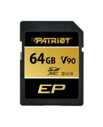 patriot Karta pamięci microSDXC 64GB V90 UHS-II U3 C10 300/260MB/s