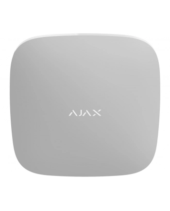 ajax Centrala Hub 2 Plus 2xSIM, 4G/3G/2G Ethernet, Wi-Fi, biały