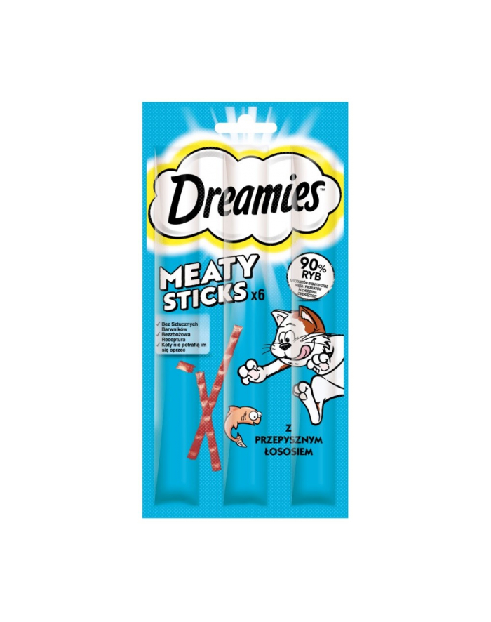 Dreamies Meaty Sticks Łosoś 30g główny