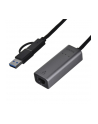 UNITEK ADAPTER USB-A/C - RJ45 25G ETHERNET (M/F) - nr 11