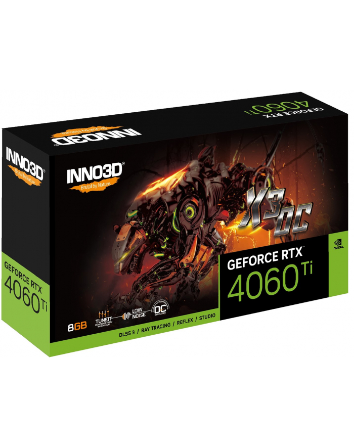 Karta graficzna INNO3D GeForce RTX 4060 Ti X3 OC 8GB GDDR6 główny