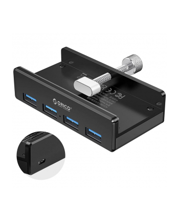 ORICO HUB AKTYWNY BIURKOWY, 4XUSB-A 30, 5GBPS, CZARNY, ALUMINIUM