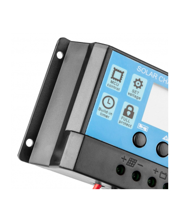 Kontroler panelu słonecznego 20A, 12/24V NEO Tools