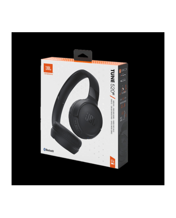 Słuchawki JBL TUNE 520 BT (Kolor: CZARNY, bezprzewodowe, nauszne)
