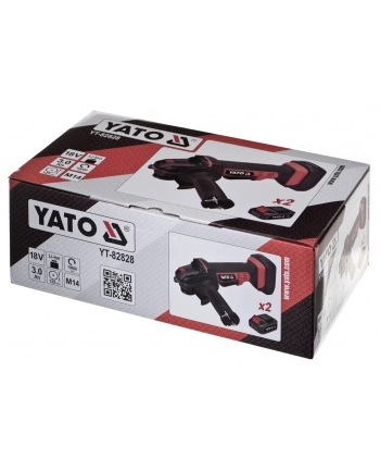 Szlifierka kątowa 18V 2x Aku YATO YT-82828