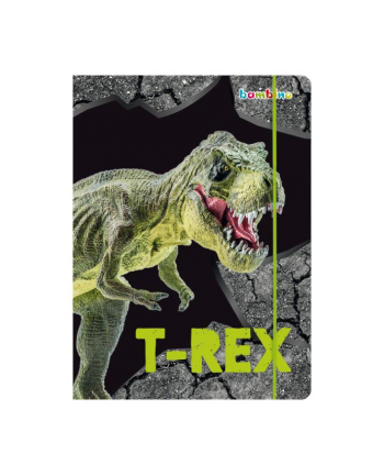 majewski Teczka z gumką A4 T-Rex