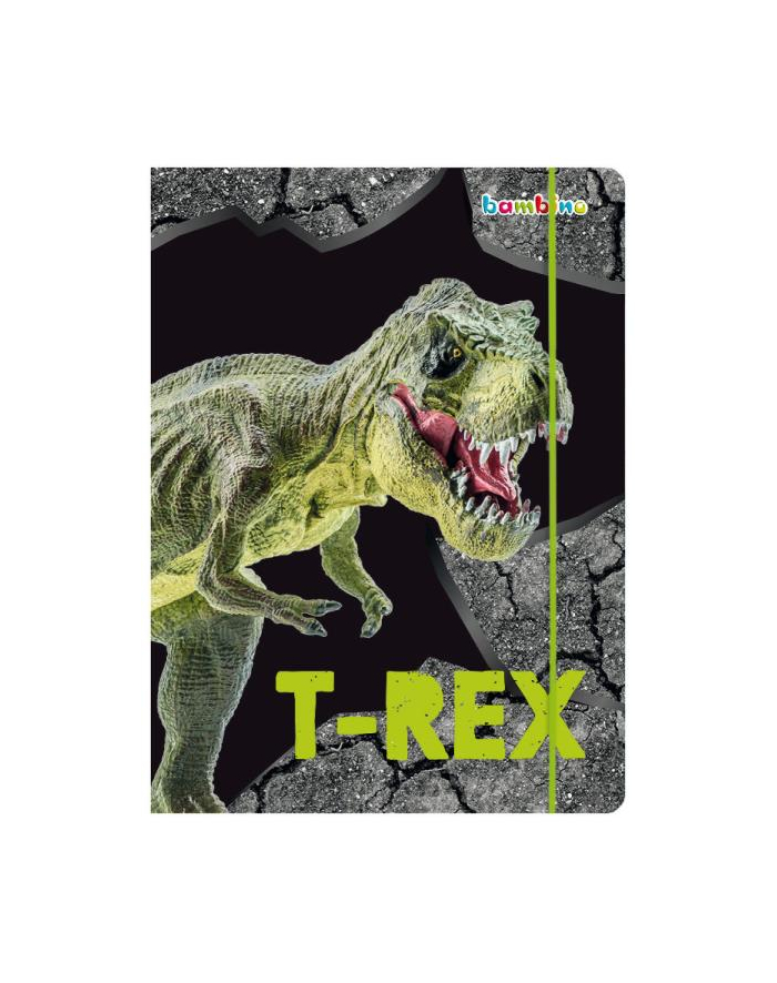 majewski Teczka z gumką A4 T-Rex główny