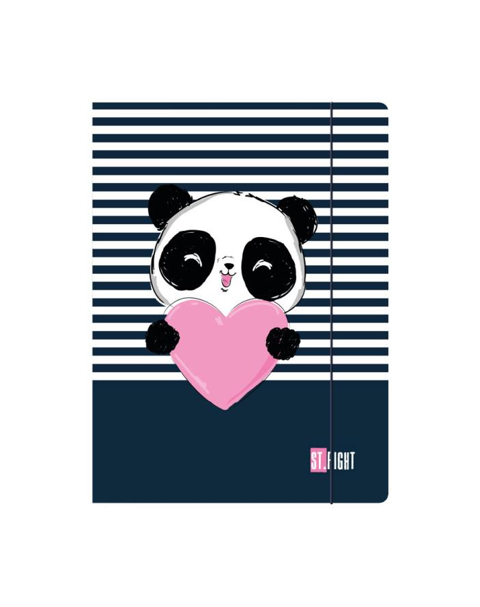majewski Teczka z gumką A4 STRIGHT Love Panda główny