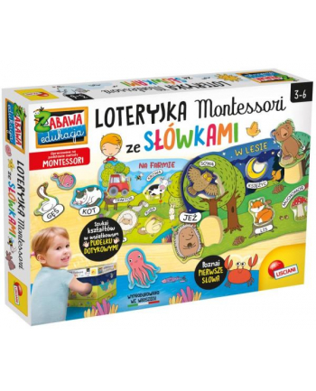 lisciani giochi Montessori Loteryjka ze słówkami PL92802 LISCIANI