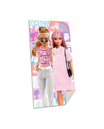 Ręcznik kąpielowy / plażowy 70x140cm Barbie BB00017 Kids Euroswan