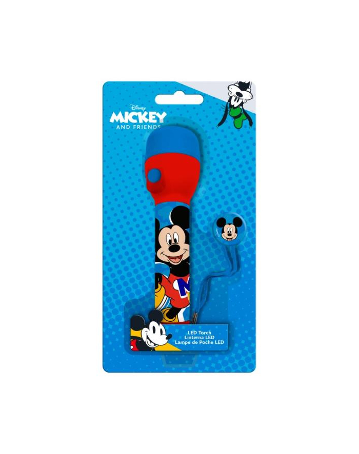 Latarka duża 21x11cm Myszka Miki. Mickey Mouse MK30031 Kids Euroswan główny