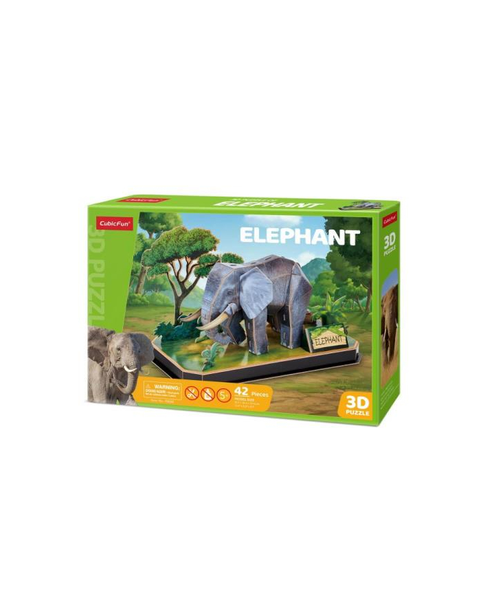 dante Puzzle 3D Zwierzęta Słoń P858H Cubic Fun główny