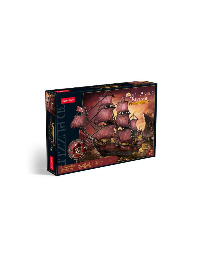 dante Puzzle 3D Zemsta królowej Anny wersja jubileuszowa T4040H Cubic Fun główny