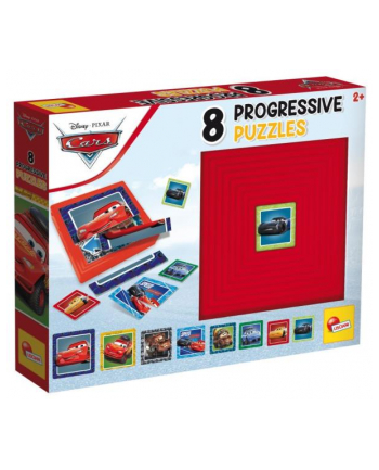 lisciani giochi Puzzle progresywne 8 Cars 97784 LISCIANI