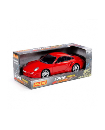 Polesie 89038 '';Legenda-V6'';, samochód osobowy inercyjny (czerwony) (w pudełku)