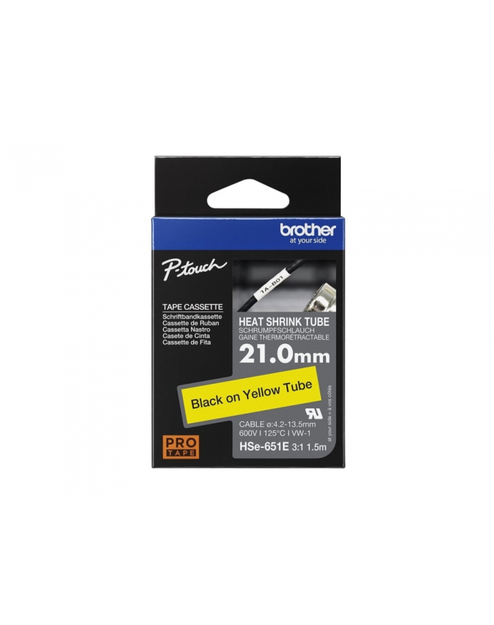 BROTHER HSE651E heat shrink tape 21mm główny