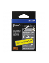 BROTHER Heat Shrink Tube Black on Yellow 11.2mm - nr 18