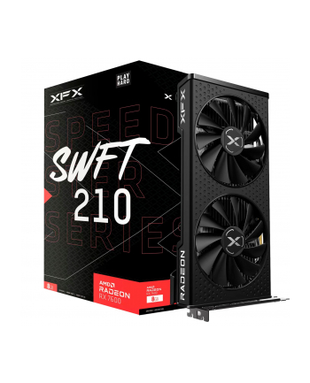 XFX SPEEDSTER SWFT210 RAD-EON RX 7600 CORE Gaming Graphics Card with 8GB GDDR6 HDMI 3xDP AMD RDNA 3