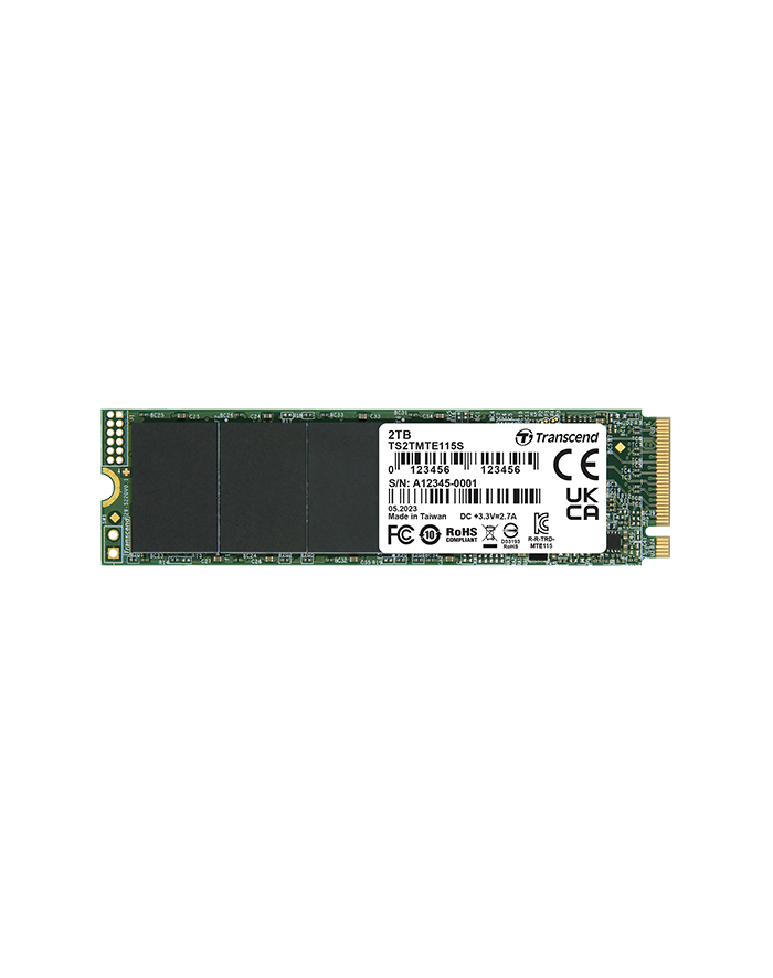 TRANSCEND 1TB SSD internal M.2 2280 PCIe Gen3x4 NVMe TLC DRAM-less główny
