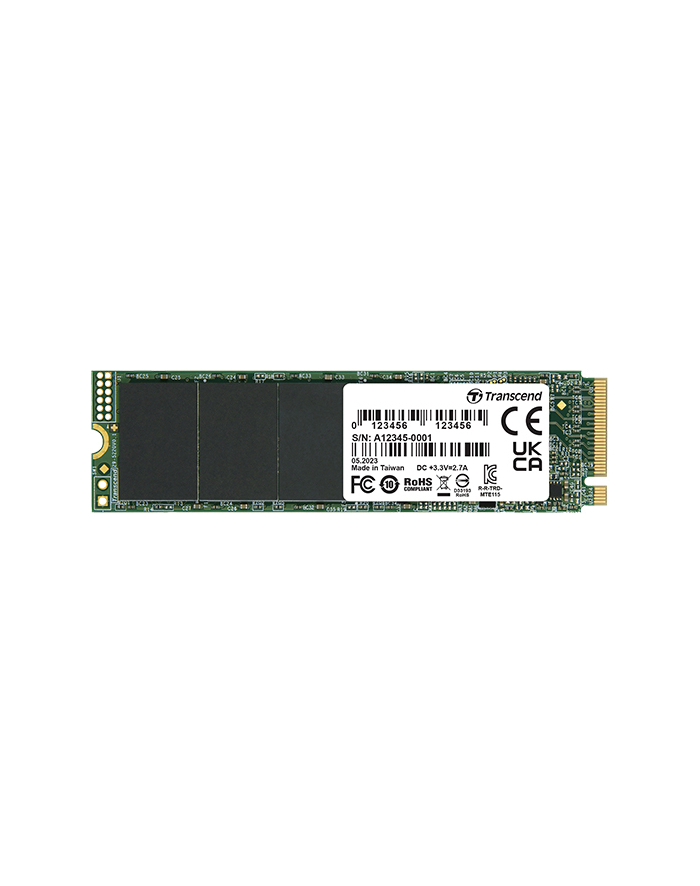 TRANSCEND 500GB SSD internal M.2 2280 PCIe Gen3x4 NVMe TLC DRAM-less główny