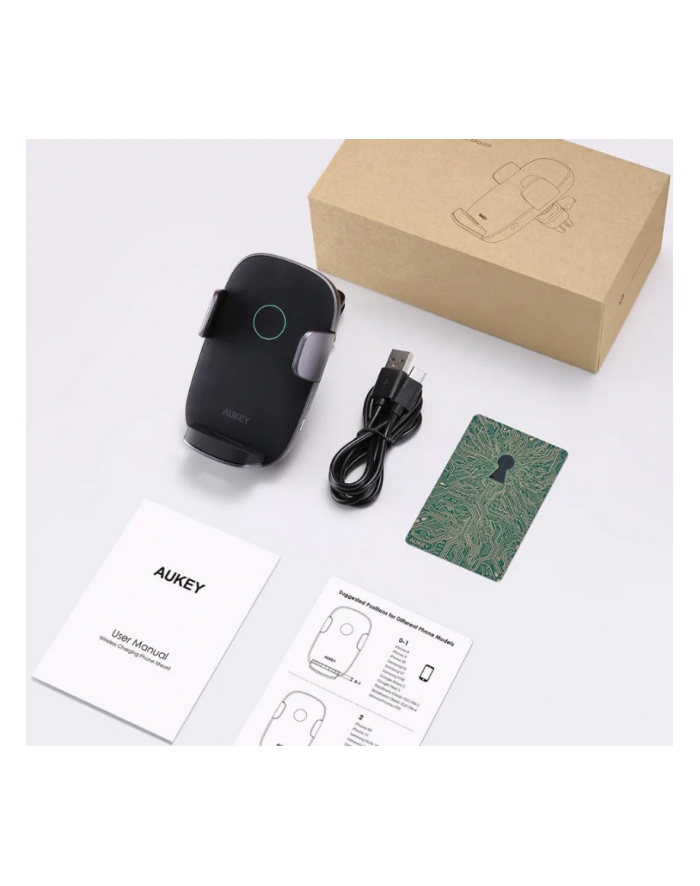aukey HD-C52 Uchwyt ładowarka bezprzewodowa indukcyjna Qi 10W główny