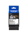 BROTHER Heat Shrink Tube Black on White 5.2mm - nr 10