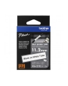 BROTHER Heat Shrink Tube Black on White 11.2mm - nr 10