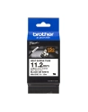 BROTHER Heat Shrink Tube Black on White 11.2mm - nr 12