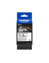 BROTHER Heat Shrink Tube Black on White 11.2mm - nr 1