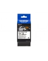 BROTHER Heat Shrink Tube Black on White 11.2mm - nr 4