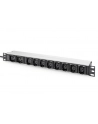 DIGITUS Listwa zasilająca aluminiowa 10 gniazd przewód zasilający 2m wtyczka IEC C20 8x C13 2x C19 16A 230VAC 50/60Hz - nr 16