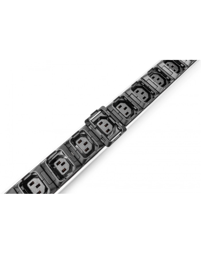 DIGITUS IT BASIC PDU Vertical 16A 24 x C13 3 x C19 1-phase 3m cable IEC309 16A plug główny