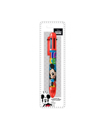 Długopis 6 kolorowy Myszka Miki. Mickey Mouse MK30015 Kids Euroswan