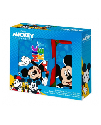 Zestaw Bidon aluminiowy + śniadaniówka Myszka Miki. Mickey Mouse MK30007 Kids Euroswan