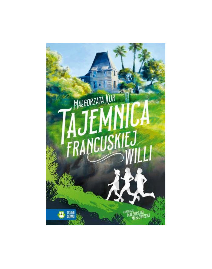zielona sowa Książeczka Tajemnica francuskiej willi główny