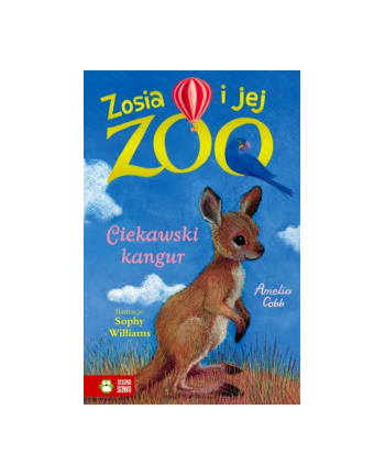 zielona sowa Książeczka Zosia i jej zoo w2 Ciekawski kangur