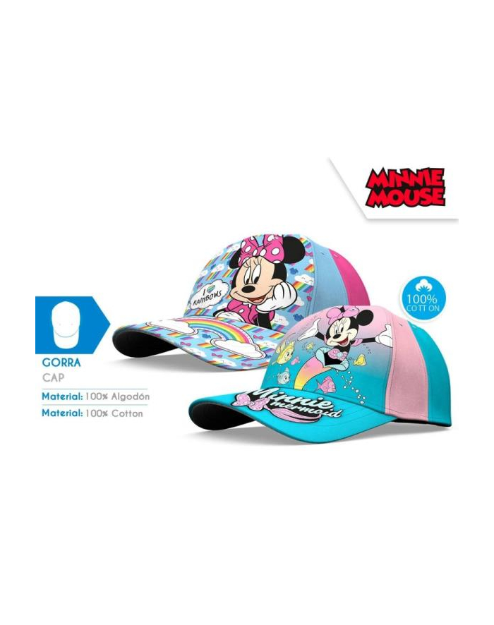 Czapka z daszkiem Myszka Minnie. Minnie Mouse 2 wzory D06641-42 MC Kids Euroswan główny