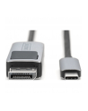 DIGITUS 8K 30Hz. USB Type C to DP adapter cable HBR3 Alu Housing Black 3m - nr 19