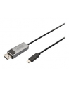 DIGITUS 8K 30Hz. USB Type C to DP adapter cable HBR3 Alu Housing Black 3m - nr 7